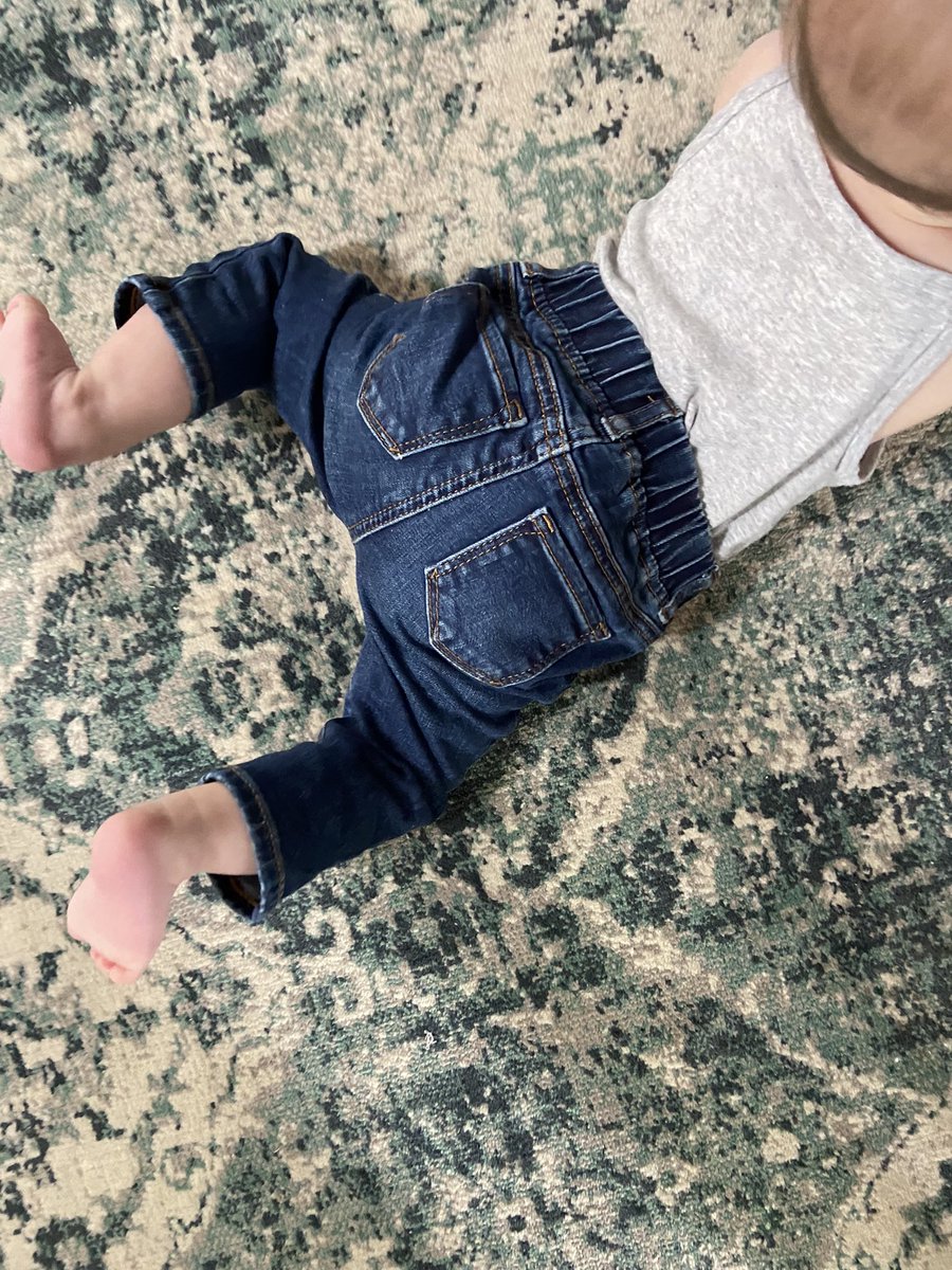 Why have my baby’s jeans got more functioning pockets than most women’s jeans please?