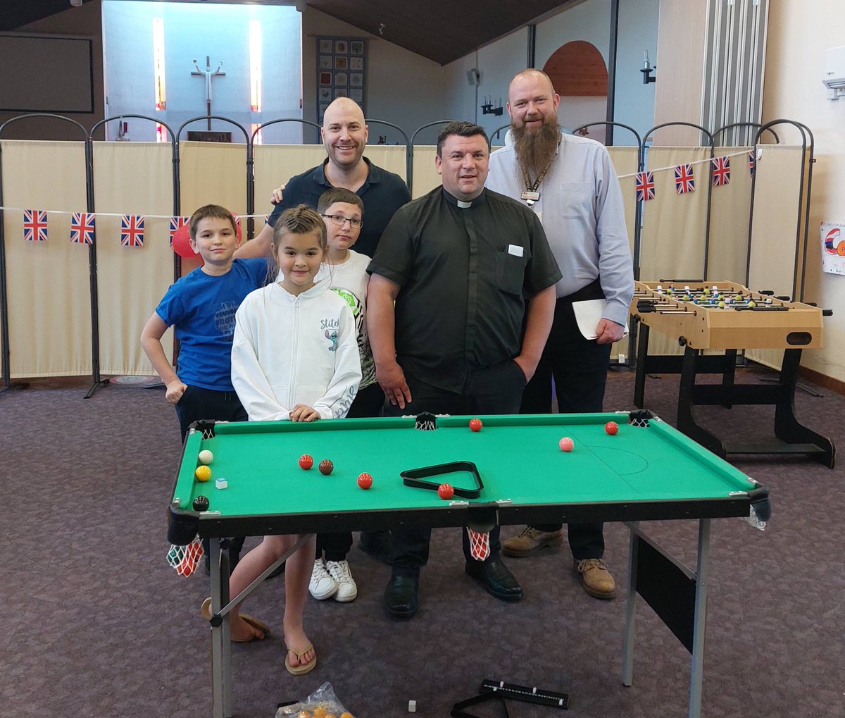 Delighted to present St Mark's Church Wellingborough, with 2 new Pool Tables for their Youth Club on behalf of HMP Five Wells.