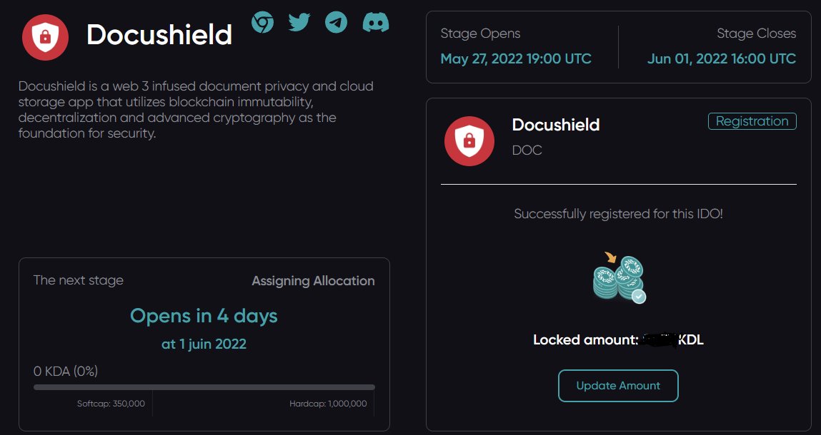 Web3isThere's tweet image. Let&apos;s gooo for the @Docushield  IDO !
@KdLaunch 

I&apos;m in, and you?

$DOC #Docushield #DOCArmy #Web3 #filesharing #KDA #kadena