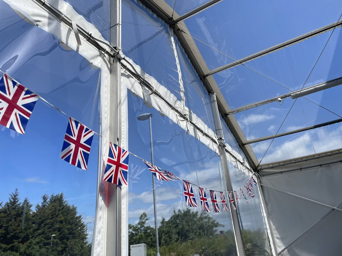 DAU - RDH is getting ready and we’re looking forward to seeing more of #TeamDischarge #UHDB #Jubliee #JubileeCelebration