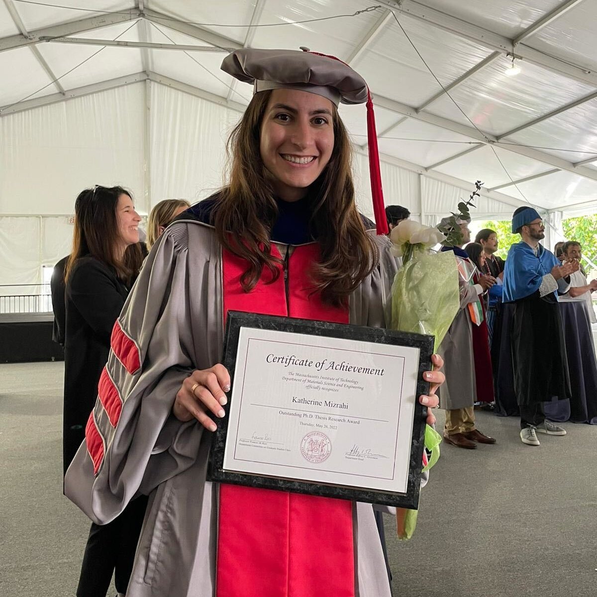 SmithLabMIT's tweet photo. It is commencement week at MIT and we want to congratulate Dr @KatherineMizrah for receiving the 2022 Outstanding Ph.D. Thesis Award!
#commencement2022 #mitgraduation #award https://t.co/VJRpLdyKVE