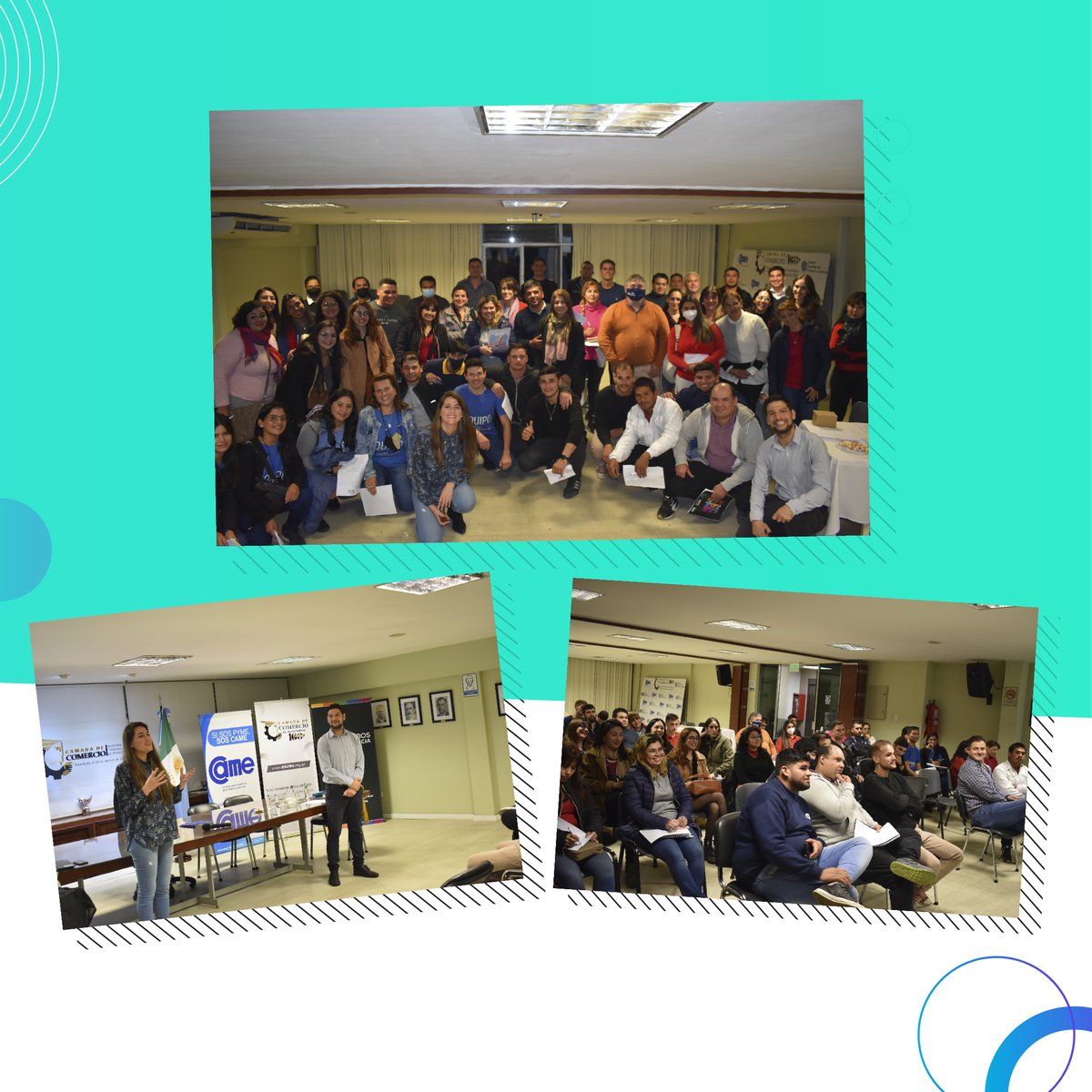 CamaraRcia's tweet photo. Nos volvimos a encontrar para sumar conocimiento 🙌

👉 Te compartimos lo que aprendimos con Ailín y Gabriel de Linking en este post de nuestro Instagram: https://t.co/5plaECqhWk

Ingresá a https://t.co/ZDBNsp8Oej y conocé nuestra agenda 😎

#CapacitacionCCRes https://t.co/emDjkGOuIm