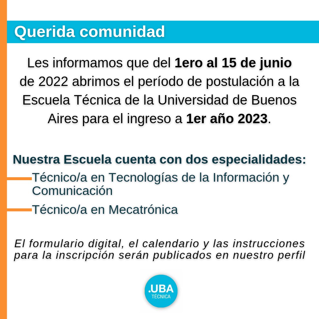 Escuela Técnica UBA tweet media