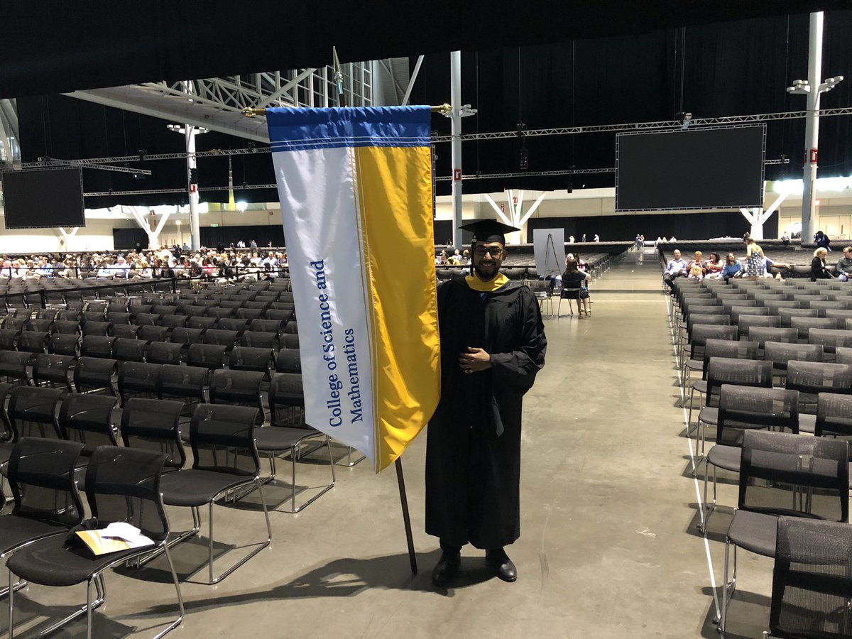Introducing Mhamed, our flag bearer at this year’s Graduate Commencement!