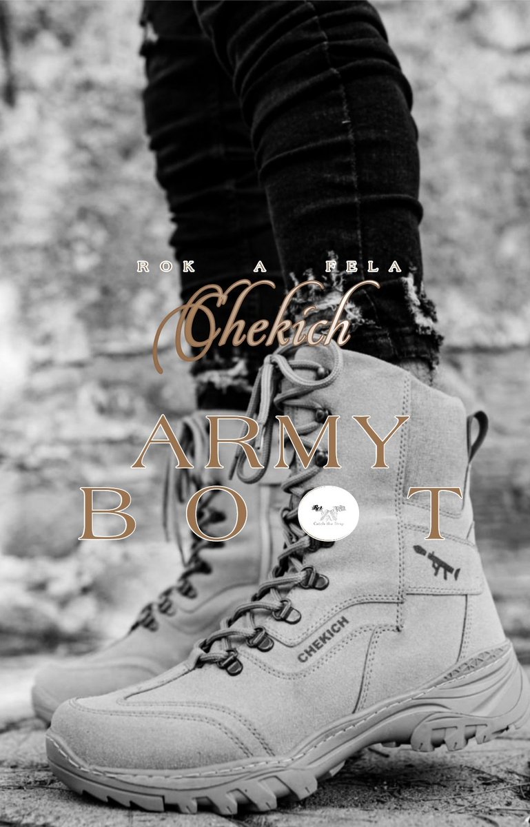 _RokAFela's tweet photo. CHEKICH Army Boots is now available at https://t.co/OOKjWolzLr or Text us on WhatsApp(082 970 0093) https://t.co/vJzxd62wnb