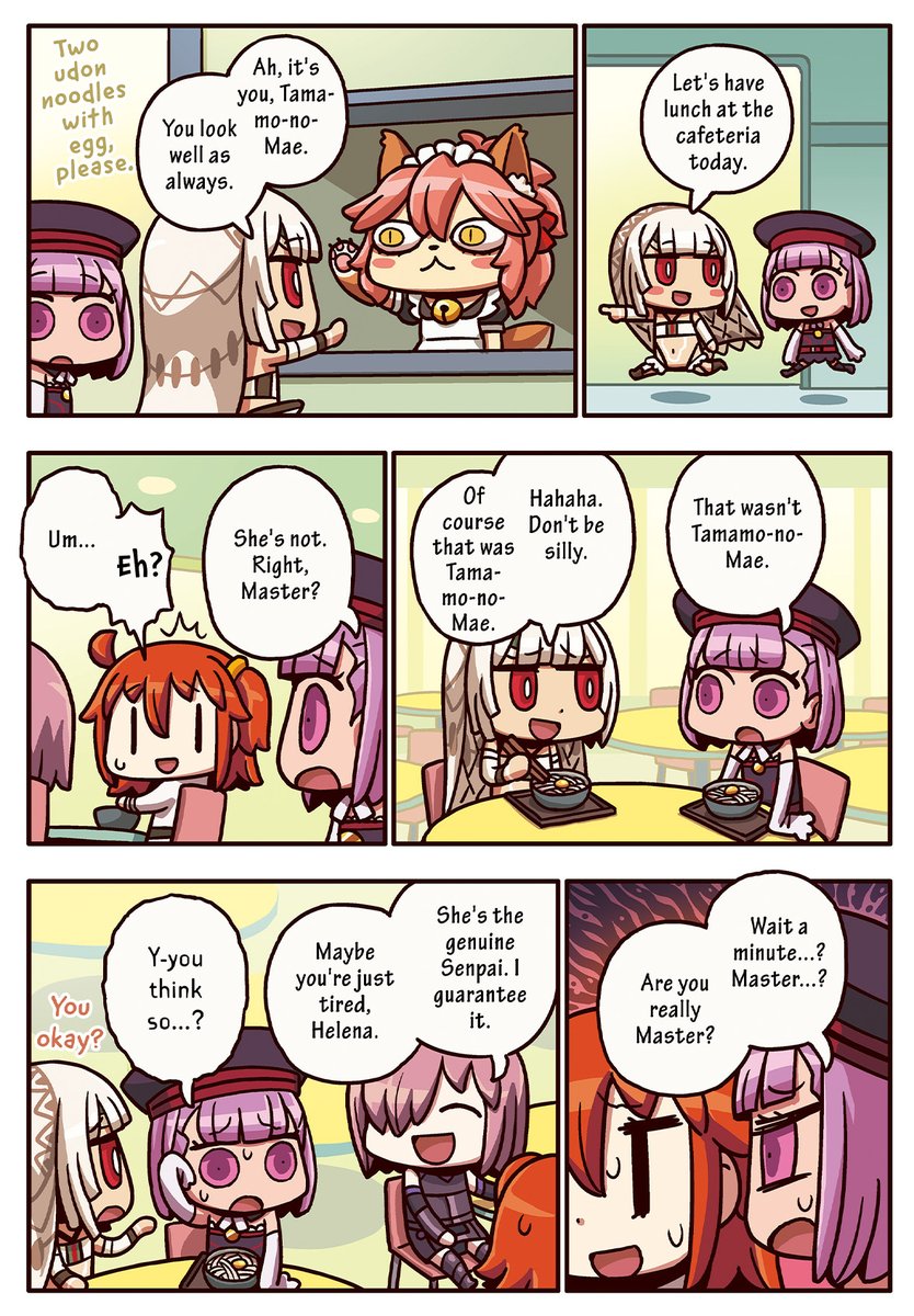 test ツイッターメディア - Take five, Helena... It's "Even More Learning with Manga! Fate/Grand Order"!  #FateGOUSA

You can read "Even More Learning with Manga! Fate/Grand Order" Episode 72 online at https://t.co/OS1lzxjf7u ! https://t.co/1LQ1r5d4Sd
