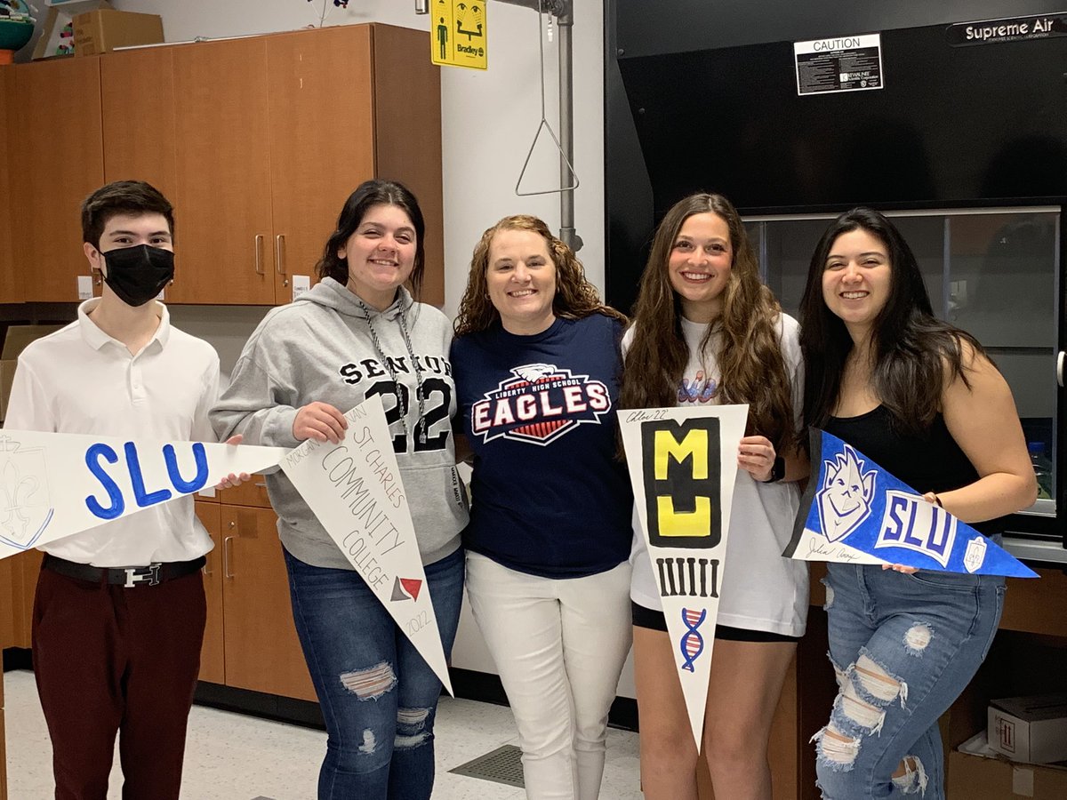 LibertyBiology's tweet photo. I got to give a speech today about traditions, something I’m super passionate about. This started as a silly stress relief a few years ago and has turned into an AP bio tradition. We had fun this year learning and I can’t wait to see the great things these seniors do! https://t.co/Ti99CJZMv9