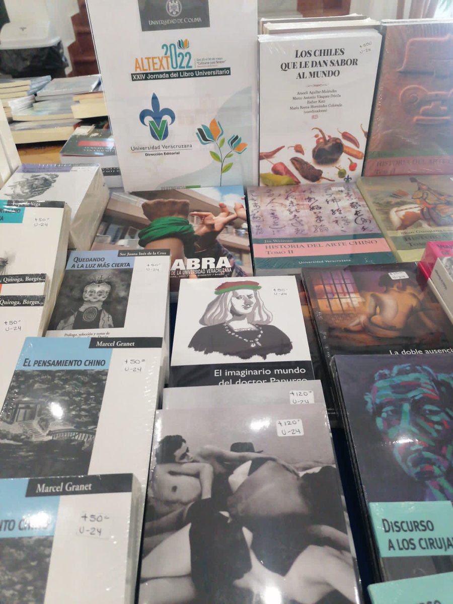 EditorialUV's tweet photo. Si andas en #Colima date una vuelta a la XXIV Jornada del Libro Universitario, organizada por Red Nacional #Altexto @redaltexto y por la Universidad de Colima @udec_oficial, donde encontrarás nuestras novedades.

#EditorialUV #65añosdelibros https://t.co/578H1rKwFM