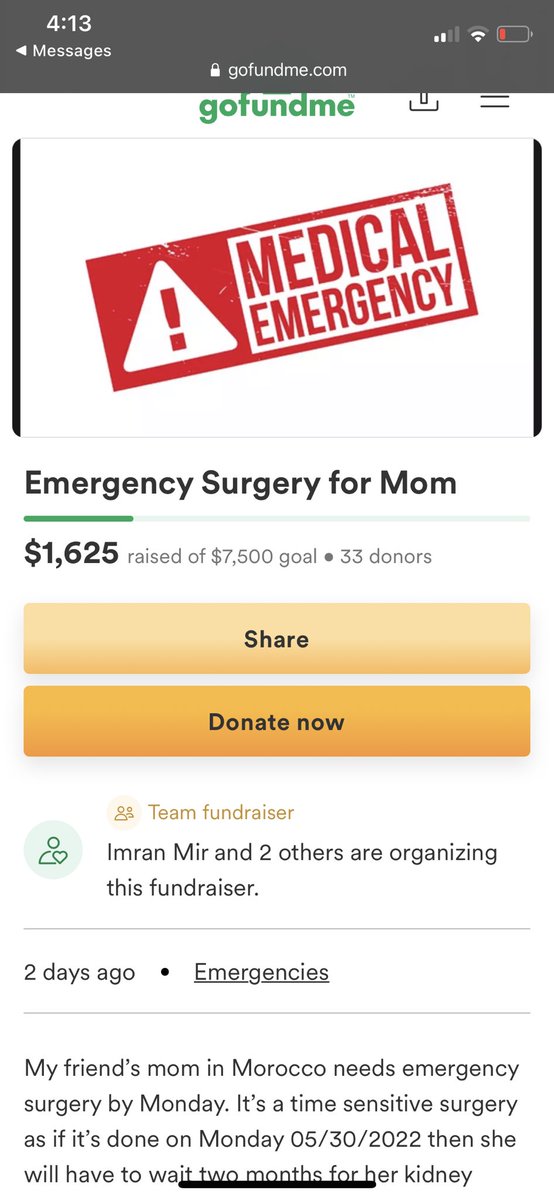 Please help this go fund me get to its goal let’s help save someone’s mother gofund.me/17b17a58 #GoFundMe #gofundmedonations #gofundmecampaign #Emergency #Medical