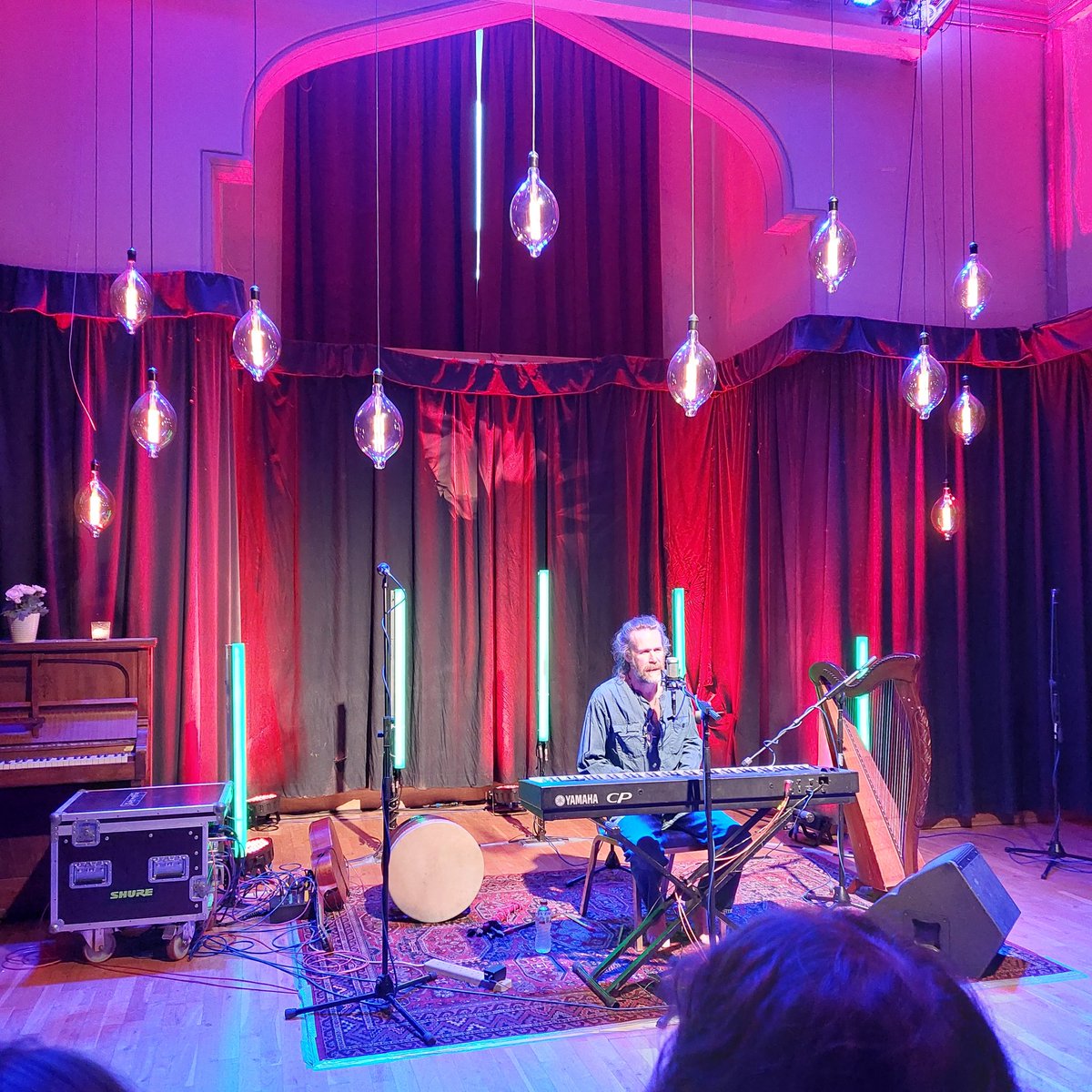 #firstfruits excellent venue. So lucky to be practically on my doorstep. Liam belting out the tunes.