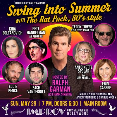 Let us give you an escape for 90 minutes: Enjoy me, <a href="/eddiepence/">eddiepence</a>, <a href="/kiracomedy/">Kira Soltanovich</a> and our friends as we "SWING INTO SUMMER" at the <a href="/HollywoodImprov/">Hollywood Improv</a>! A "lost" Sinatra TV special from 1986! LIVE this SUNDAY, MAY 29TH at 7pm! 
Get tickets now:  tinyurl.com/SummerFrank