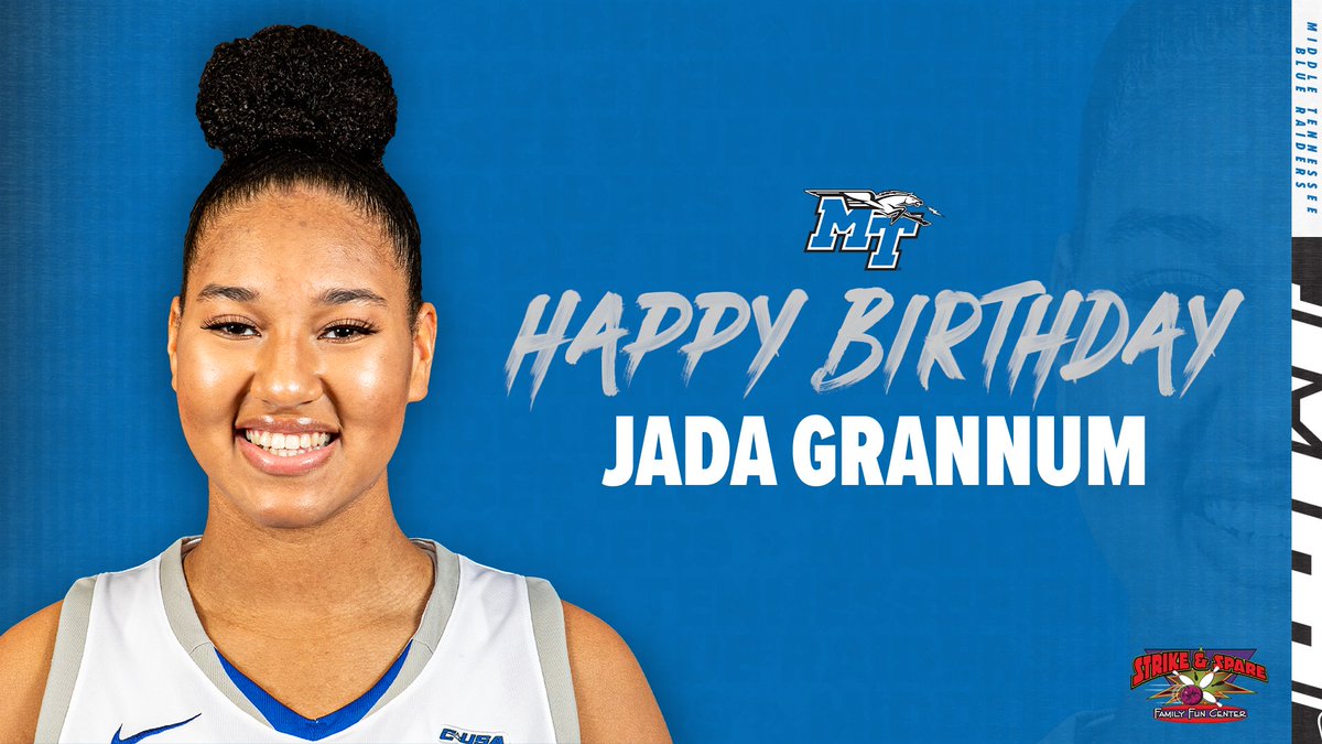 Wishing a very 𝒽𝒶𝓅𝓅𝓎 𝒷𝒾𝓇𝓉𝒽𝒹𝒶𝓎 to <a href="/Jadajg22/">Jada Grannum</a>! 🥳🎂

#LadyRaiders | #MT