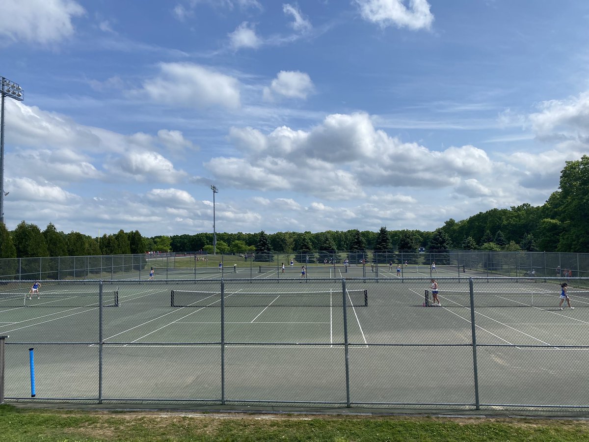 Beautiful day for a <a href="/CMADA23/">CMADA</a> Class C girls tennis final. Bromfield takes on Whitinsville Christian