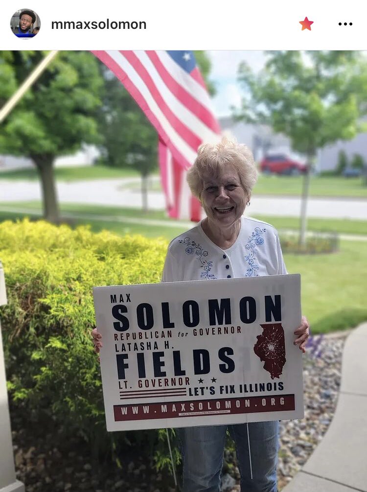 🪧🇺🇸Yard Sign 🇺🇸🪧
❤️Love Her Smile ❤️
Let’s Fix Illinois Together ‼️For All Illinoisans ❤️#Vote <a href="/MmaxSolomon/">Max Solomon</a> 
<a href="/LatashaHFields/">Latasha H. Fields</a>  Primary Election 
June 28th #solomonfields4il
