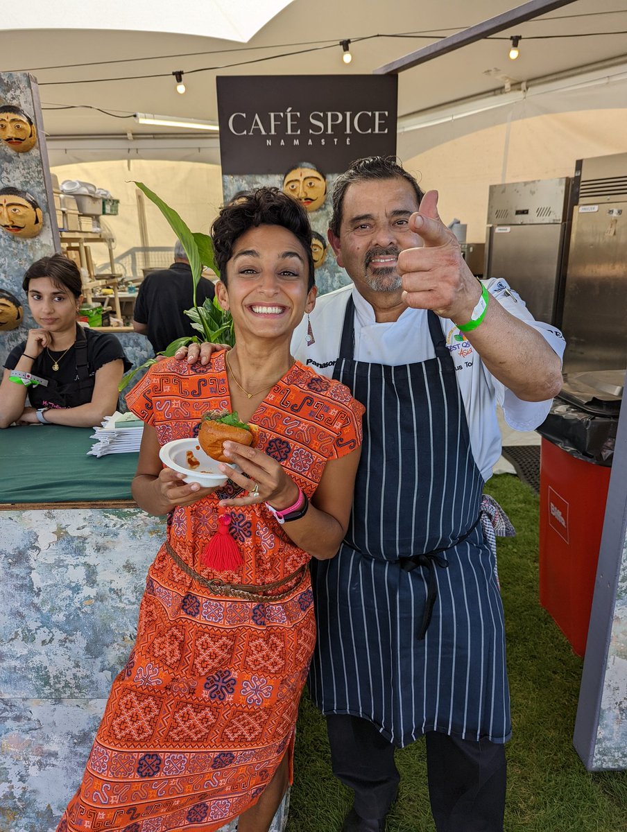 leylakazim's tweet photo. Great vibes @Pubinthepark_ tonight! Where wonderful @andisn16 and @TVsAndyClarke are hosting. Ate some delicious bits from @cuepointldn @CafeSpiceNamast @chefatulkochhar. Ducked in and out - I'm saving myself for tomorrow. Say hi if you spot me 😊 https://t.co/Xj4IVqqpfT
