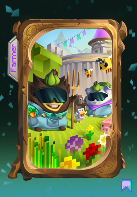 1firstkingdom's tweet photo. This is the 3rd rank in The First Kingdom, The Farmer:

We are happy to present you our first draft of our access pass! Does it look good? Soon it will become clear to you what the 3 ranks in The First Kingdom mean.

Stay tuned!! 😎👀 @nftworldsNFT #TheFirstKingdom https://t.co/OO43Di0tQo