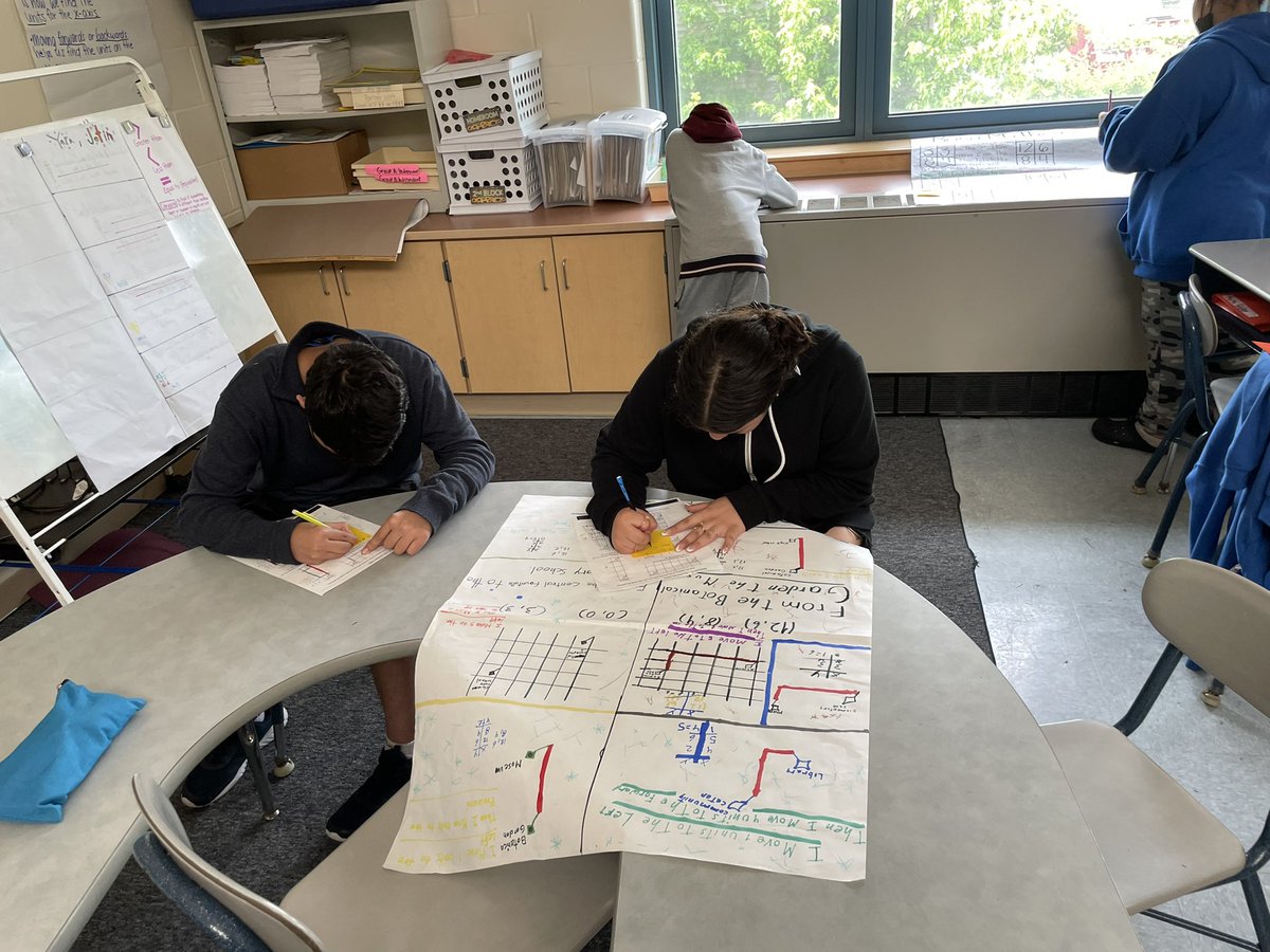 MrsCostasClass's tweet photo. Some gallery walk photos from todayโs math activity in 5Q!! So proud of their hard work on these posters. https://t.co/vTRlZGfkEb