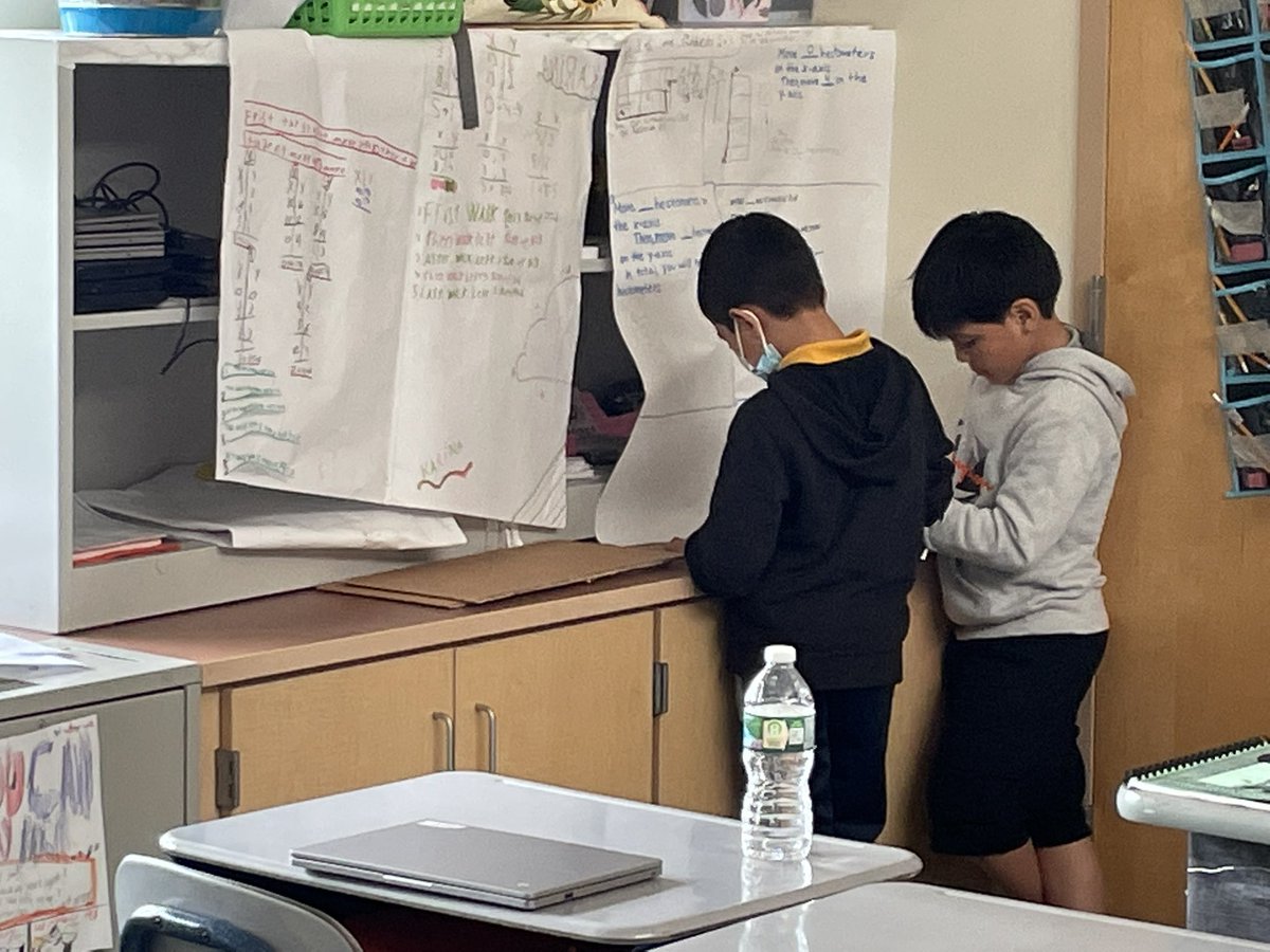 MrsCostasClass's tweet photo. Some gallery walk photos from todayโs math activity in 5Q!! So proud of their hard work on these posters. https://t.co/vTRlZGfkEb