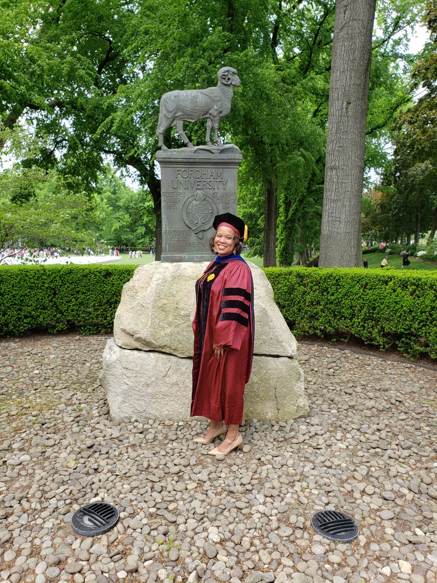Earlier this week, I was able to celebrate achieving a major professional goal and making history with my fellow #PhD graduates of #FordhamGSS. Grateful for the journey and even happier to be done! Lots of new opportunities up next, but now it’s time to REST! #Dr.Kim