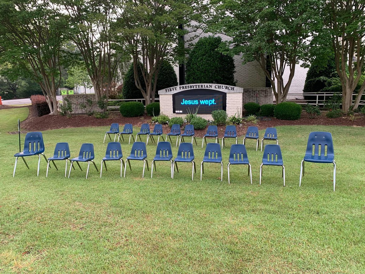 A friend posted this picture from Greenville. It’s Friday, and I still have no words, but this photo is incredibly powerful to illustrate those in Uvalde, TX, who are missing from classrooms forever. 💔❤️‍🩹