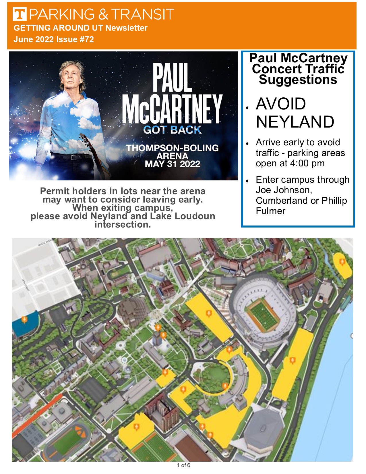 Utk Commuter Parking Map Parking & Transit (@Utkparking) / Twitter