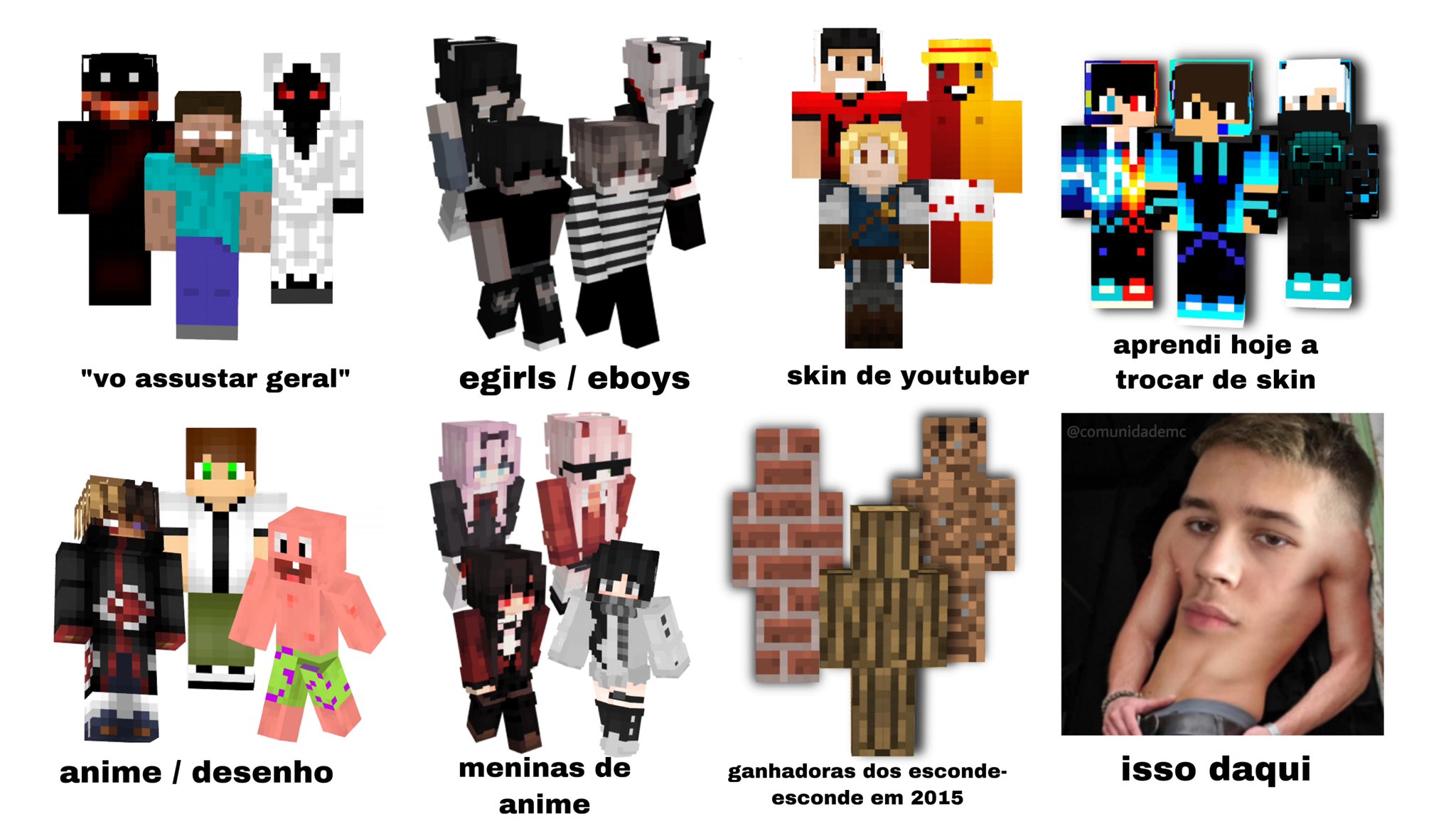 desenho  Minecraft Skins