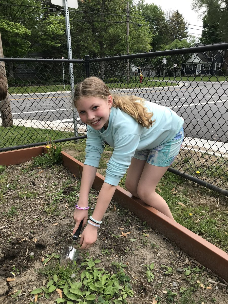 MrsMooney4th's tweet photo. We were busy yesterday just before the rain rolled in prepping the gardens in our playground @AldenIntSchool https://t.co/Emtq7OyKBy