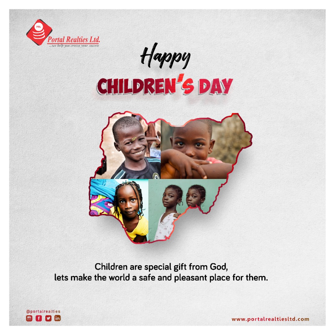 PortalRealties's tweet photo. Every child should grow with love and care. Let’s make the lives of the little one’s happy and healthy.
HAPPY INTERNATIONAL CHILDREN'S DAY 
.
.
.
.
.
#child #childrensday #worldwide #childhoodunplugged #celebration #school #growth #empowerment #father #mother #portalrealtiesltd https://t.co/OVWSdIrd0L