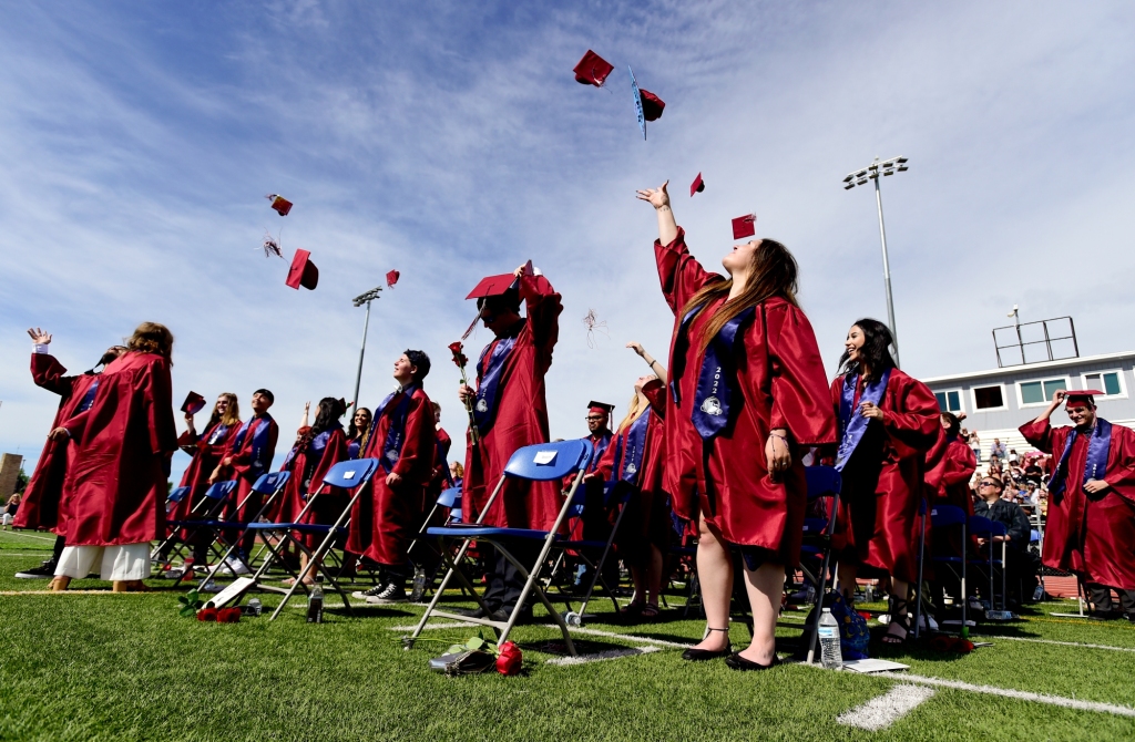 Longmont’s New Meridian High School celebrates graduates trib.al/rZwGwXv