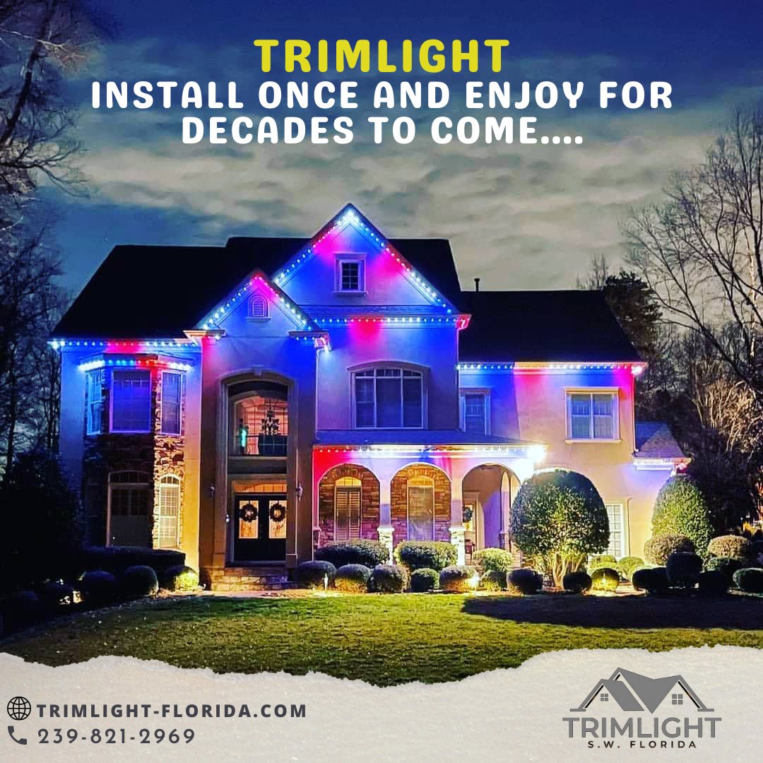 Trimlight lights are fully customizable with millions of colours, thousands of patterns and hundreds of animations. Install once, and enjoy Trimlight for decades to come...

#LightingIdea #Lightingdecor #LED #Lighting #Naples #Florida #SWFL

𝐕𝐢𝐬𝐢𝐭: trimlight-florida.com 👈