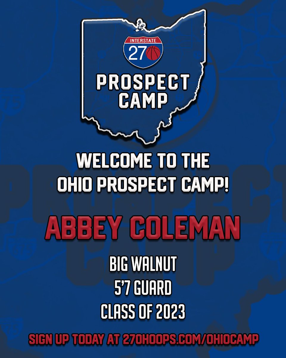 Here's our next batch of sign ups for the Ohio Prospect Camp 🔥

This is a MUST ATTEND event for Ohio hoopers in grades 9-12. There are ONLY 64 spots in this camp. This WILL hit capacity so get in while you can ‼️

Hit the link below to sign up today  270hoops.com/ohiocamp
