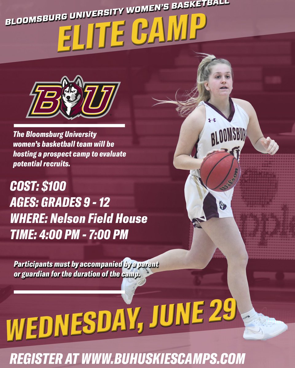 buwbb_huskies's tweet photo. 🏀June 29th - BUWBB Elite Camp🏀 Come and show us what you got… Sign up link here ➡️ https://t.co/LKDsEuBwy6 https://t.co/DylMTHUftM