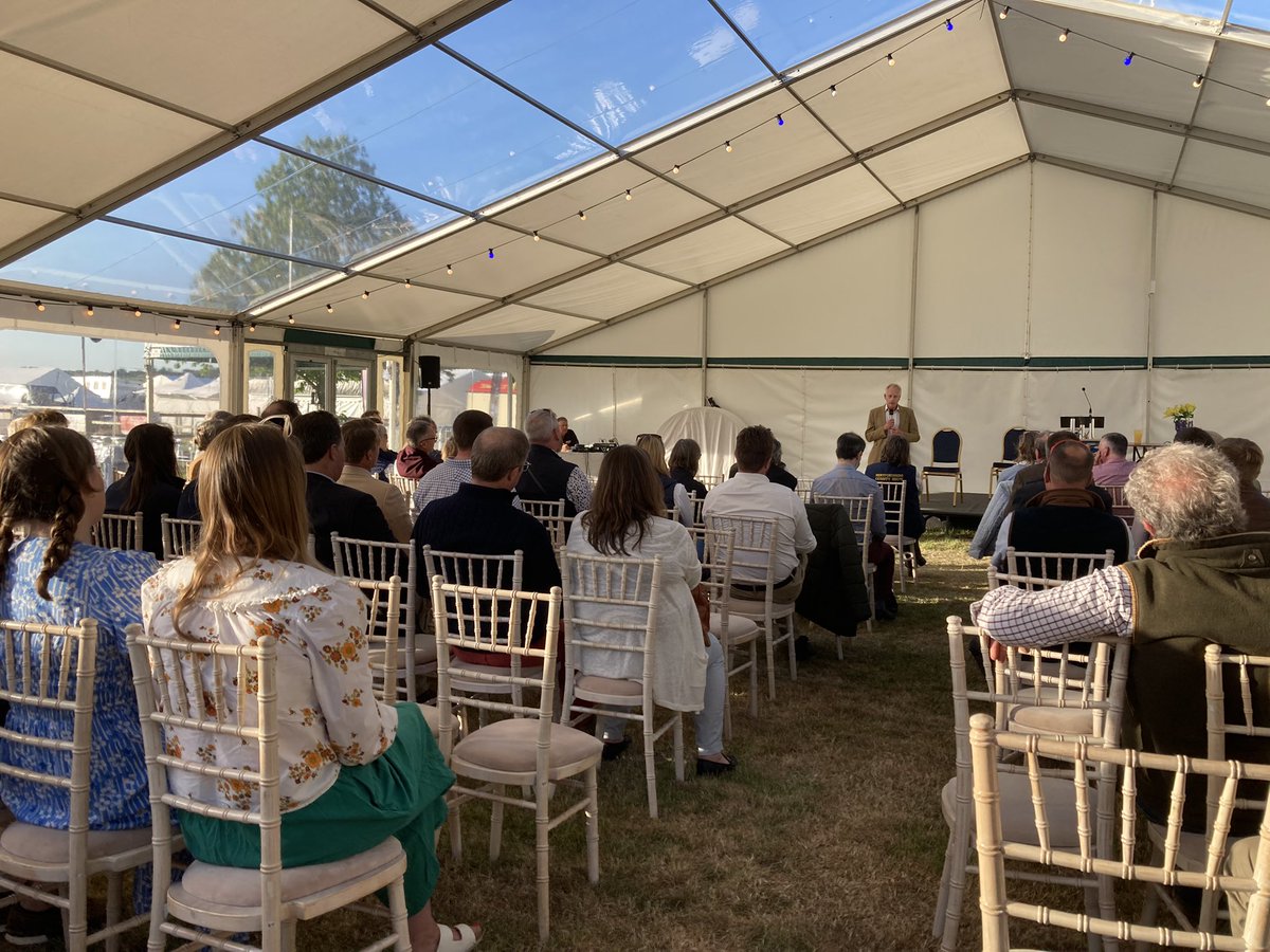 Fantastic evening at the night before <a href="/hertscountyshow/">Herts County Show</a> - what the customer wants leads to #diversification - with Mark Robins FIAgrM ARAgS. Bring on the Show! #hertfordshire #countyshow #hertsshow