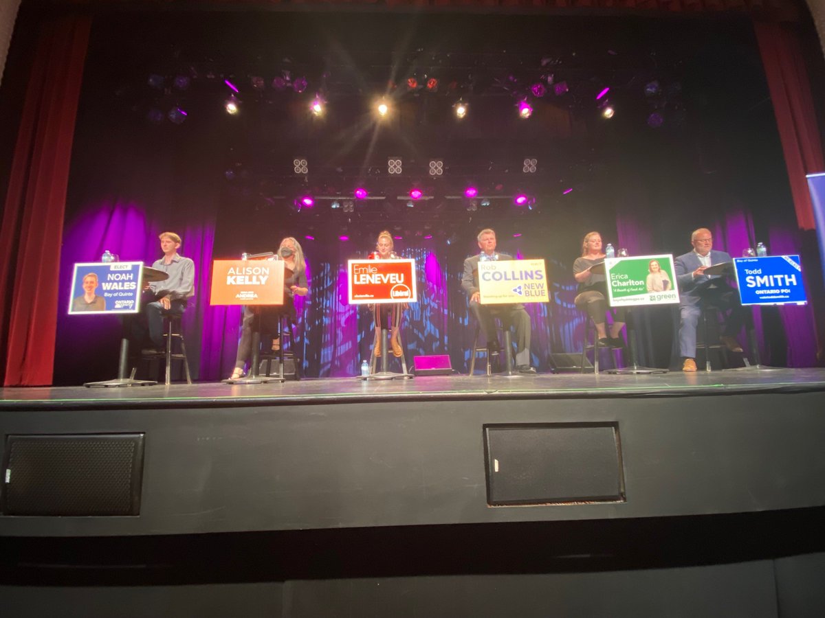 Undecided in the provincial election? Thanks to <a href="/yourtvquinte/">yourTV Quinte</a> you can watch the public debate with the six candidates for the Bay of Quinte Riding. bellevillechamber.ca/chamber-news/p…