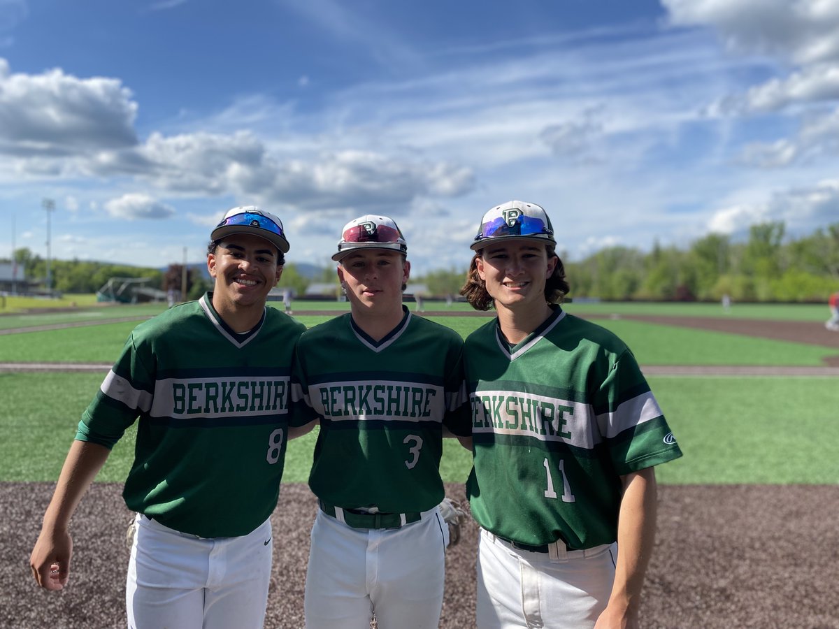 Congrats to Aiden Rodriguez '24, Danny O’Brien '24, and Henry Adkins '23 who represented Berkshire at the WNEPBL Underclassmen Showcase this past Wednesday. ⚾️🧢#GoBears