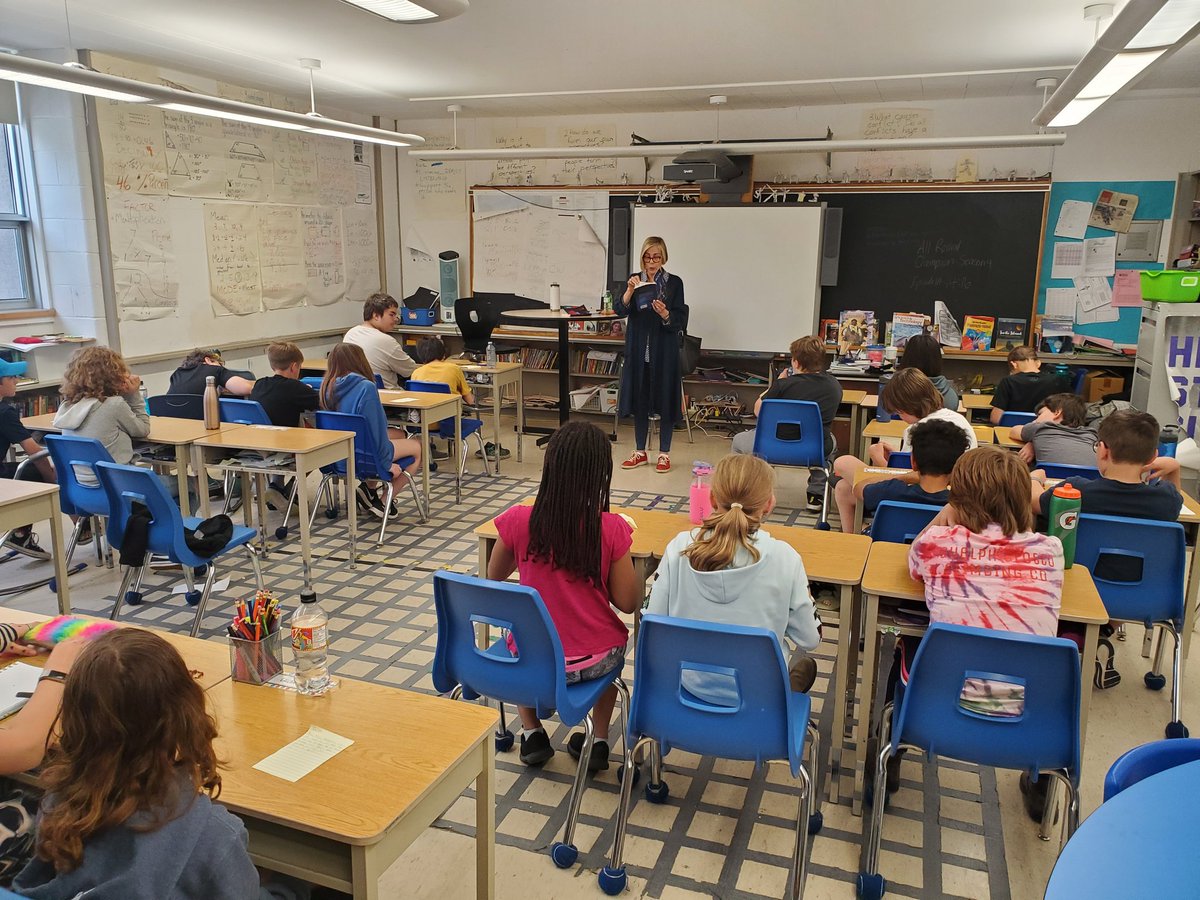 Thank you Nancy McDonald for the visit to <a href="/RomeoSchool/">Romeo Public School</a>. We loved your book, "Girl on the Run."