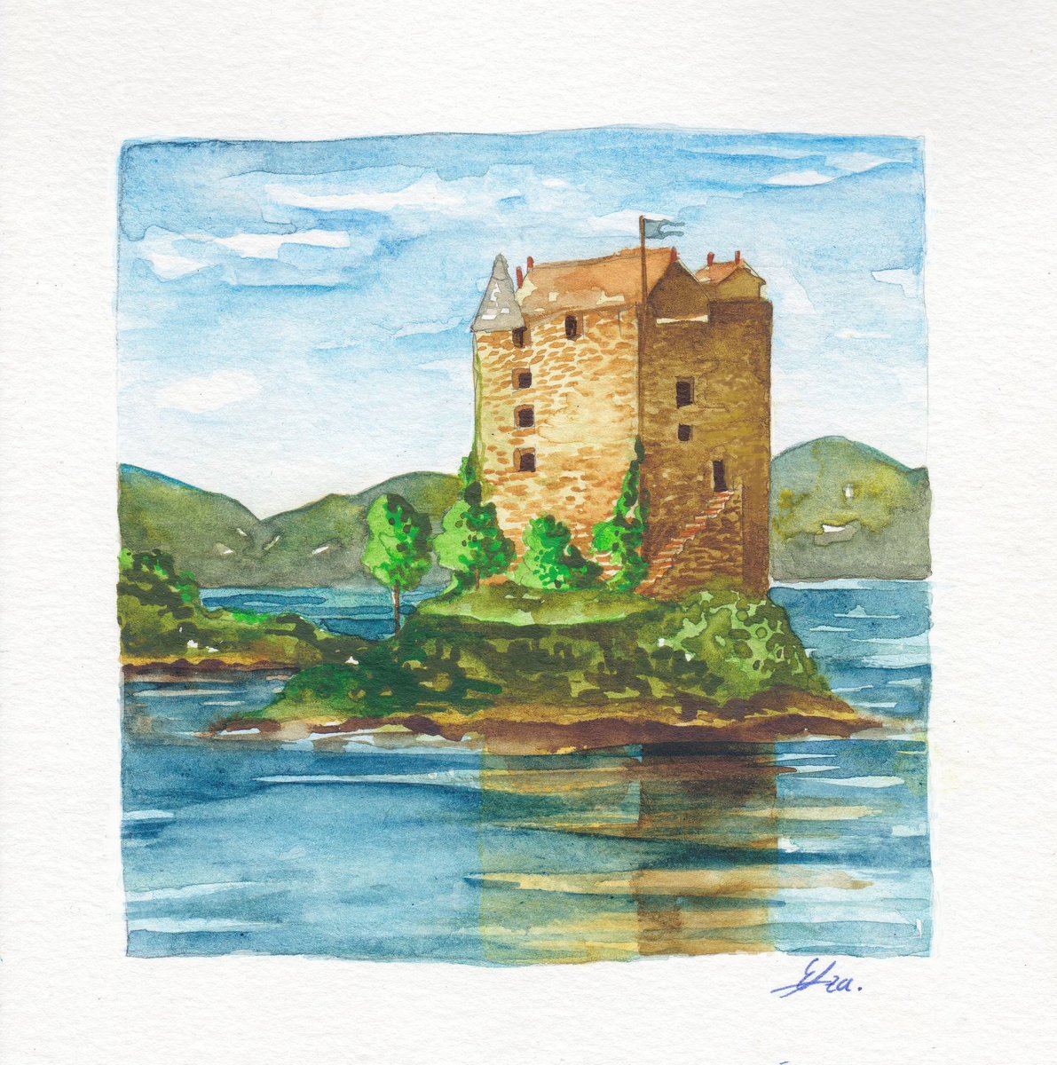 Elza_Ugunsmeita's tweet photo. 🏞️🍃Scotland 🏹🐻

#Scotland #scotlanddreaming #scotlanddrawing #landscapedrawing #aquarellepainting #aquarelle #watercolor #drawingtime #drawingoftheday #spring #aquarell #watercolorpainting #watercolorillustration https://t.co/0bYjcMjQuo