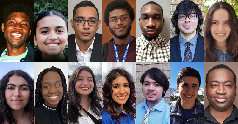 AmazonScience's tweet photo. Announcing the 14 recipients of a fully funded Amazon Robotics fellowship empowering students from underrepresented backgrounds to pursue master’s degrees in robotics, engineering, and computer science at @BU_ece, @BrownUniversity, @Harvard, @MIT, @Northeastern @Stanford, &amp; @WPI.