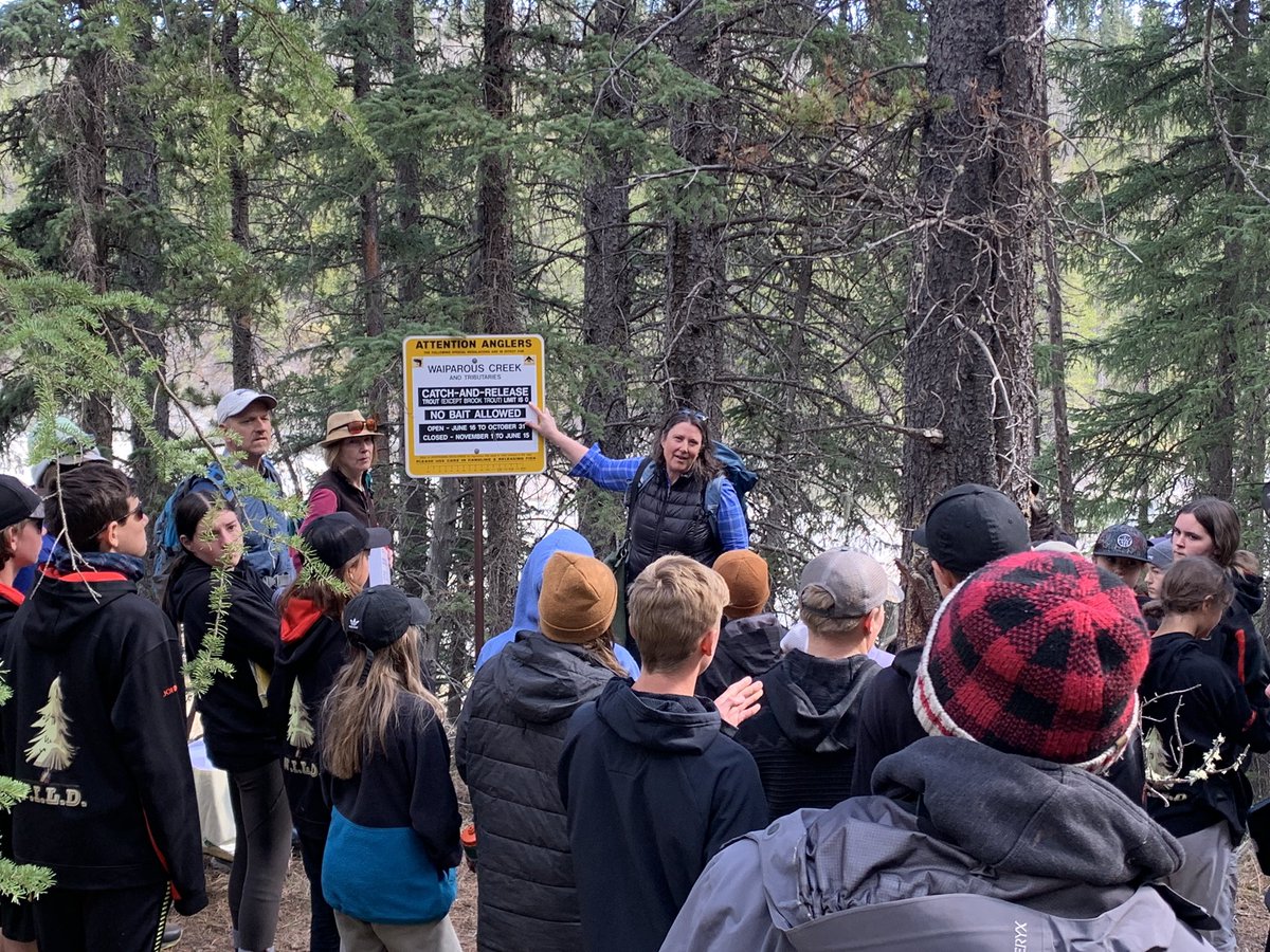 WILDmanachaban's tweet photo. Thank you to Ghost Watershed Alliance Society (GWAS) who came to our camp to remind us that: what we do on the land impacts the water! @ManachabanMS @rvsed @TUCanada1 @CowsandFish #ghostriver #ourwatershed https://t.co/kN5ddqvhBS