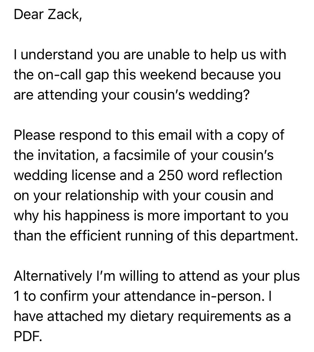 wow these rota emails are really escalating