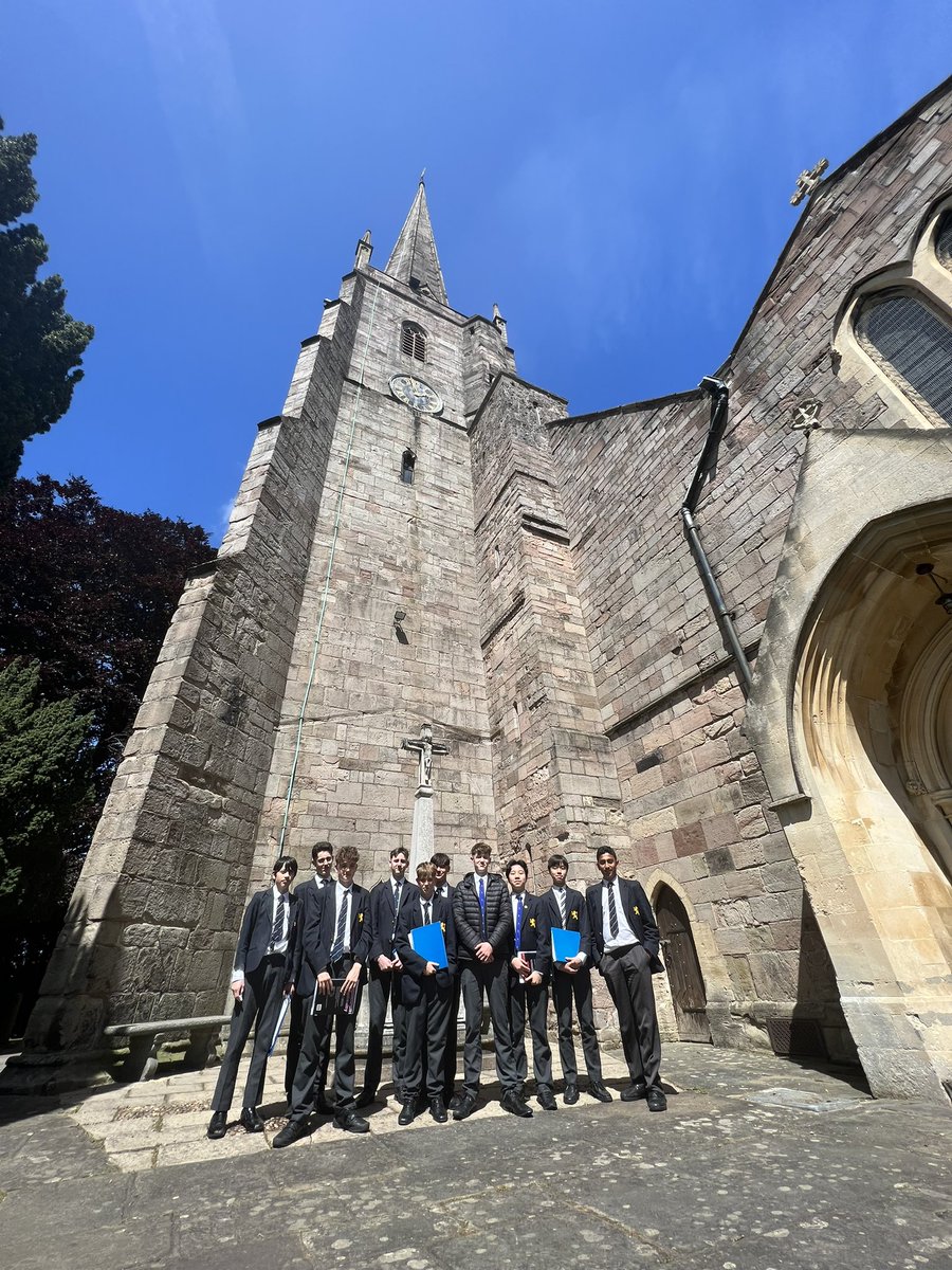 Mon_Charity_RS's tweet photo. Here were are at Monmouth Priory Church learning about holy communion, baptism and other Christian practices. Thank you for letting visit today. #RS #GCSE #ChristianPractices @MonSchBoys @Habsmonmouth https://t.co/vGrtsmjCBQ