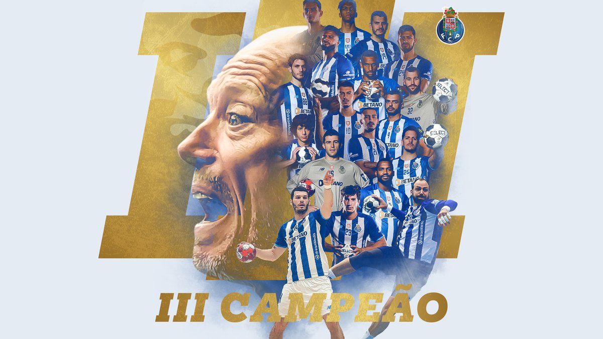 Futebol Clube do Porto ⭐ 𝐓𝐑𝐈 🏆🏆🏆 Campeão Nacional de Andebol 🤾‍♂️

#FCPortoAndebol #FCPortoSports