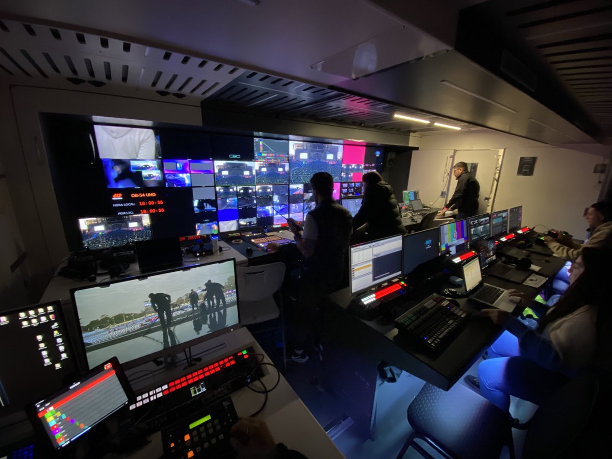 Está todo lista para la transmisión de mañana por Star+ 26 Camaras tremendo!!!