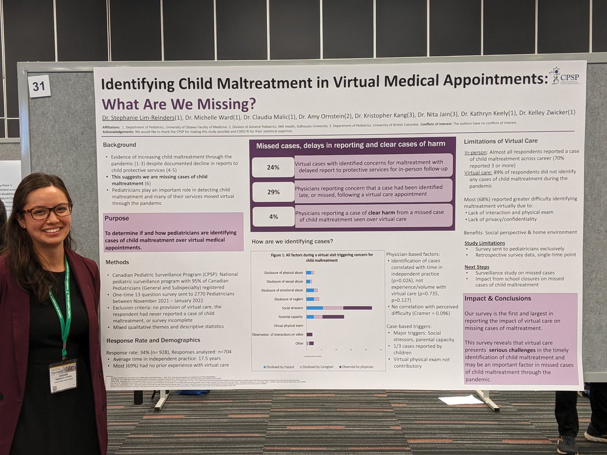 KelleyZwicker's tweet image. Thanks @CanPaedSociety, CPSP and Dr. Stephanie Lim-Reinders for supporting this work on child maltreatment during the pandemic, in the context of virtual care. Children/youth will see &amp;amp; feel the effects of this pandemic for years to come. @mgkward @CHEO @OttCommPedsNet