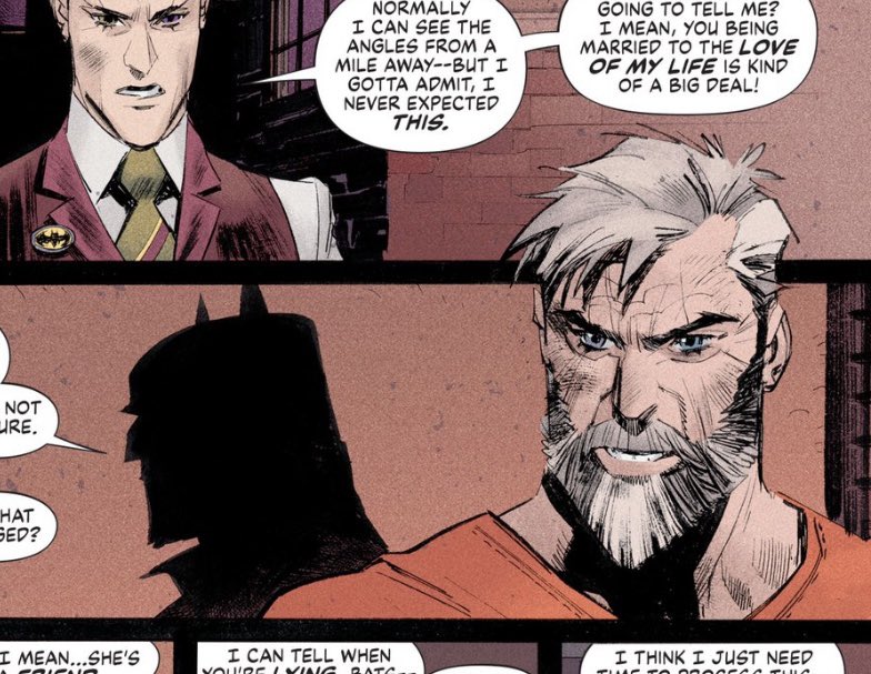 Also - and I realize this is playing small ball here - but he does the Bruce Wayne Casts Batman's Shadow thing so constantly it starts to feel like the "Santa should've wrapped it" sketch from I Think You Should Leave https://t.co/Gx6SrXUMcw