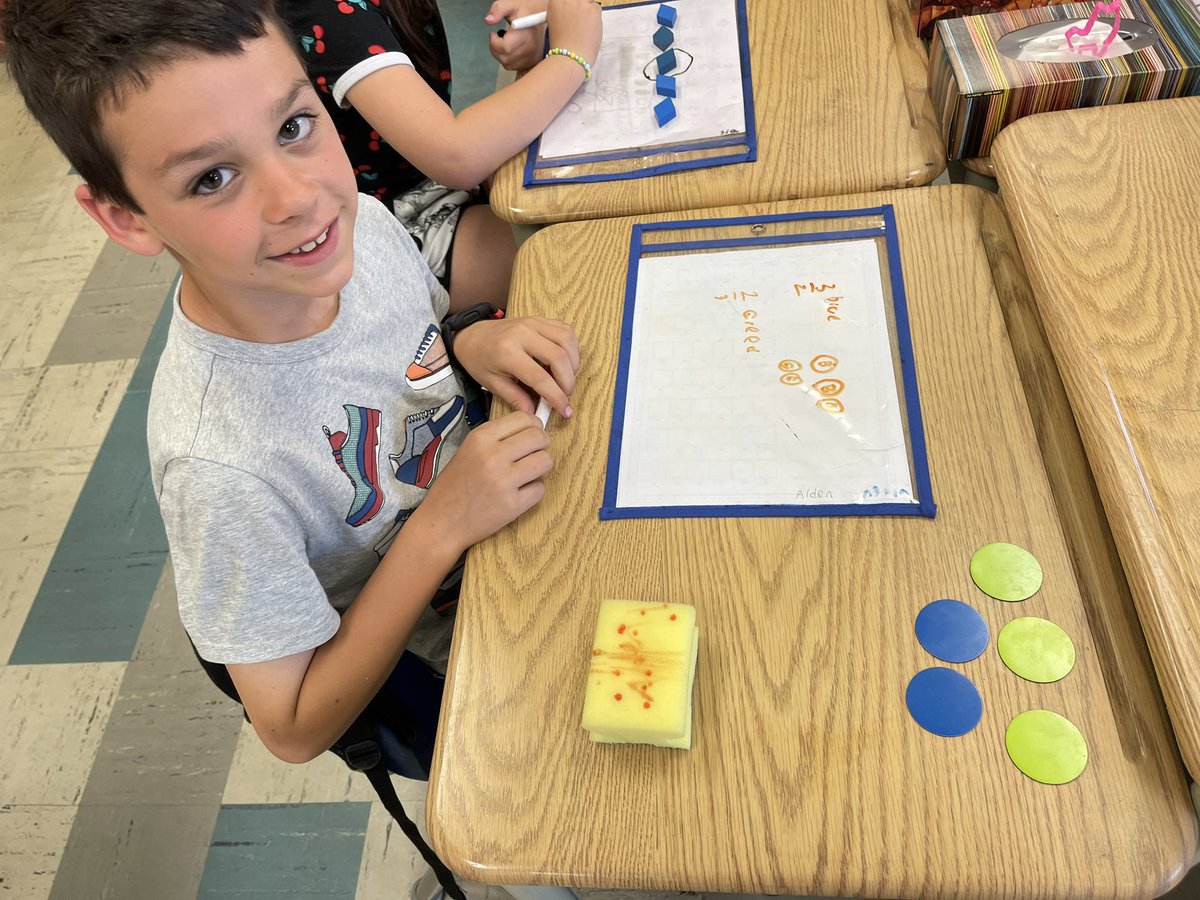 We are using concrete objects in the classroom to explore fractions of a set. <a href="/D_M_Eagle/">D.M. Eagle Public School</a> <a href="/PrincipalRomano/">Rob Romano</a>