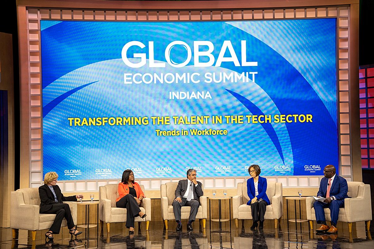 A pleasure to hear from Anurag Varma, Jaclyn Wright, Ting Gootee, Sherry Aaholm and Cordell Carter II today at the #INGlobalSummit on how we can transform talent in the tech sector.