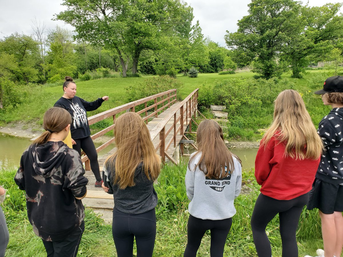 Another 2 terrific days at Maawn Doosh Gamig in Aamjiwnaang for our land based and cultural youth symposium! Youth learning about the importance of the journey, building relationships, &amp; engaging in hands on learning! Together, 800 youth this week! @SCCDSB #sccdsb <a href="/LKDSB/">Lambton Kent DSB</a>
