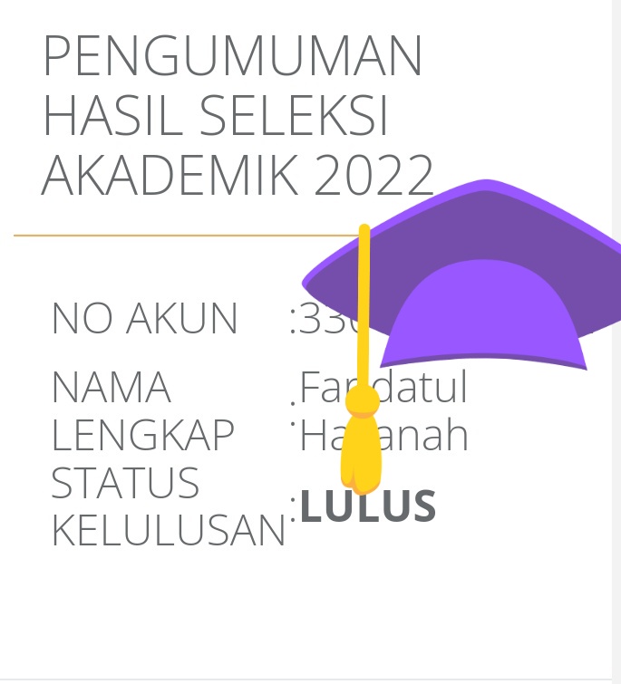 Alhamdulillah, rasa syukur yang tak terhingga kami ucapkan untukMu ya Allah...dan orang tua, keluarga dan teman2 yang sudah mendoakan prosesku ini, sehingga saya bisa lolos pretest ppg...tetap minta doanya untuk proses selanjutnya agar diberikan kemudahan dan kelancaran..🤲