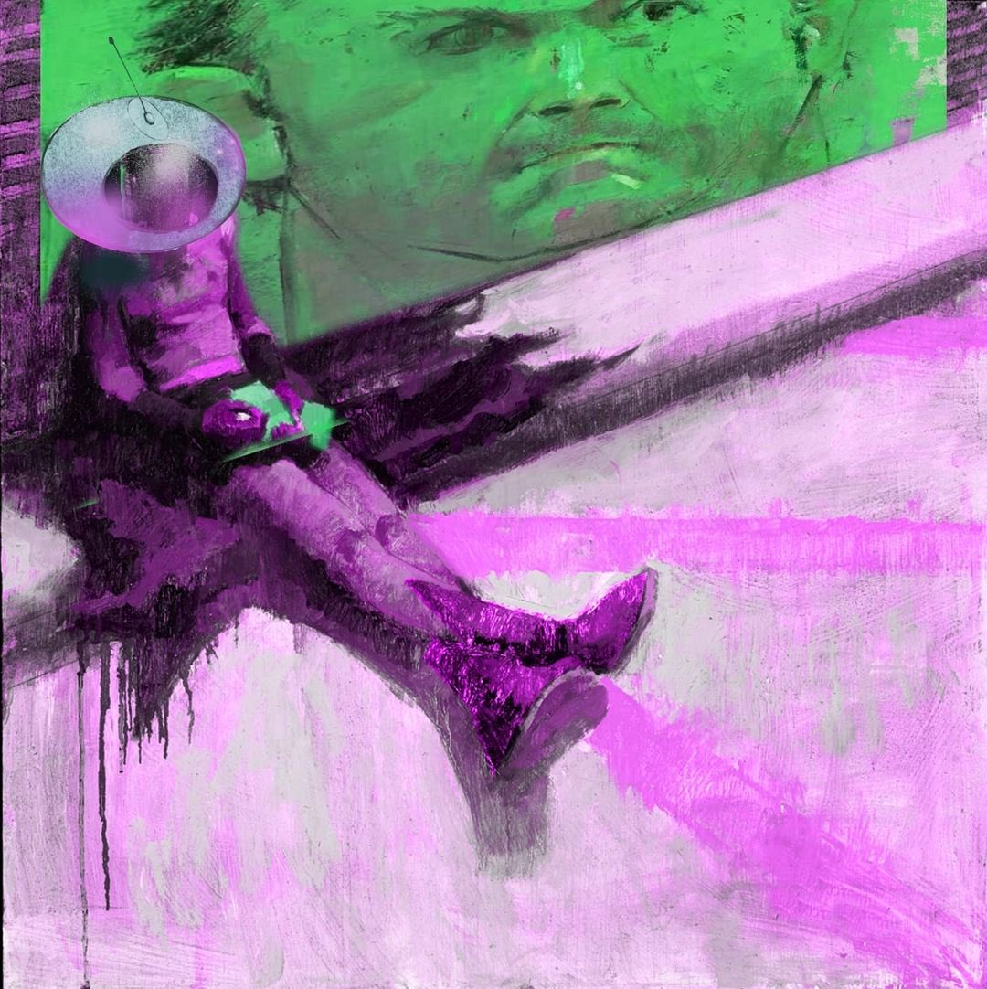 They can’t hear you scream in your Helmet. Oils/ digital